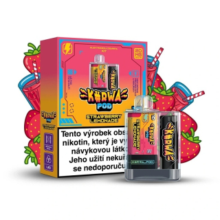 KURWA POD KIT STRAWBERRY LEMONADE 1400 potáhnutí 1 ks