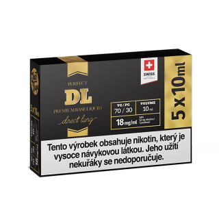 JustVape nikotinový booster DL VG70/PG30 18mg 5x10ml
