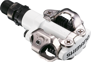 SHIMANO pedály MTB-ostatní PD-M520 SPD zarážky SM-SH51 bez odrazek bílá