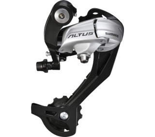 SHIMANO přehazovačka ALTUS RD-M370 9 rychl SGS typ MTB přímá montáž 45 z. min/max: 11/34 z stříbrná